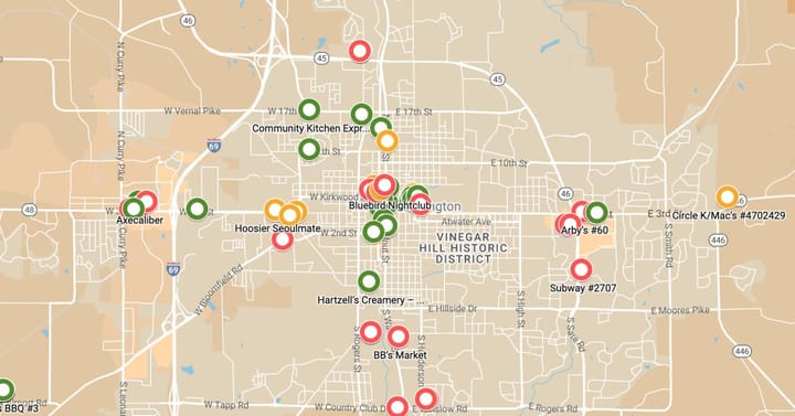 July 2023 food inspection reports for Monroe County released by health department