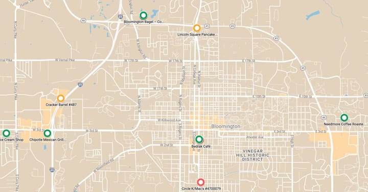 January 2024 food inspection reports for Monroe County released by health department