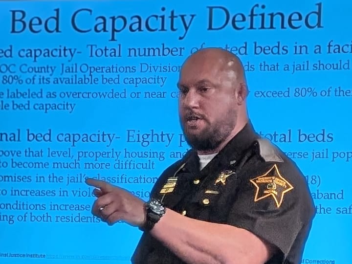 Monroe County sheriff stresses new jail’s functional capacity, not bed count, wants end to ‘tag, you’re it’