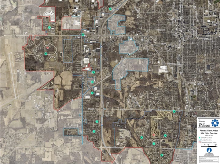 Bloomington releases annexation trial exhibits, court of appeals case still waiting on transcript