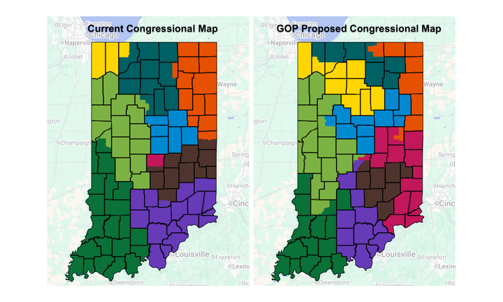 Analysis: New House map would reduce compactness, reshape Indiana’s political geometry in GOP’s favor