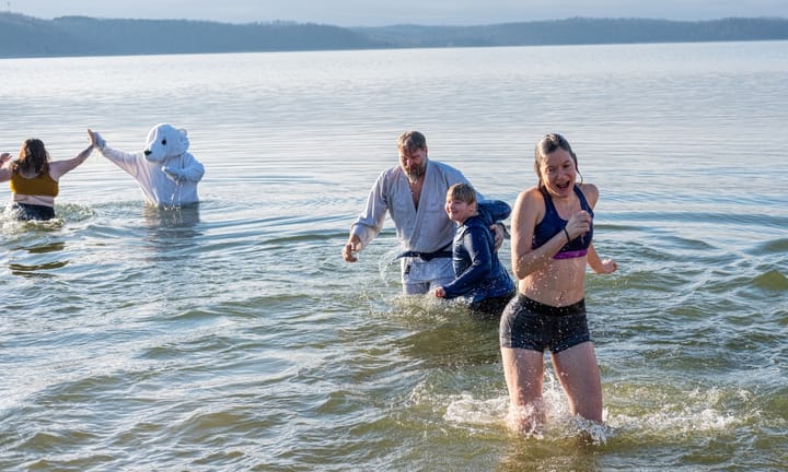 Short swim, long tradition: New Year’s Day Plunge at Lake Monroe