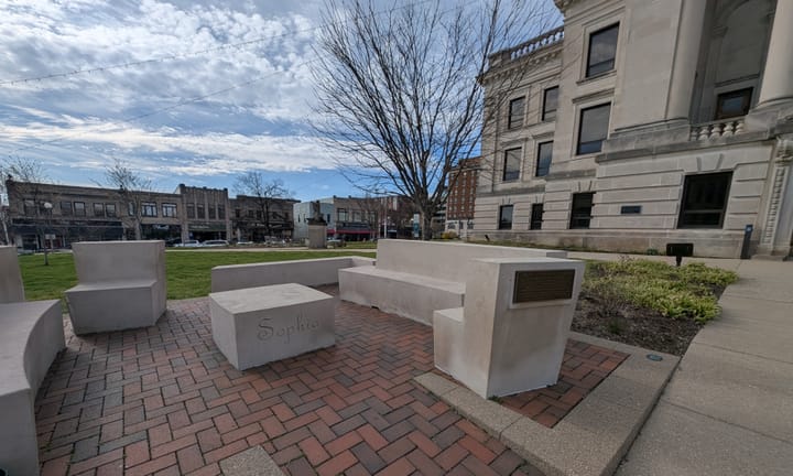 After lockout, Monroe County women’s commission meets on ‘Women in Government Plaza’
